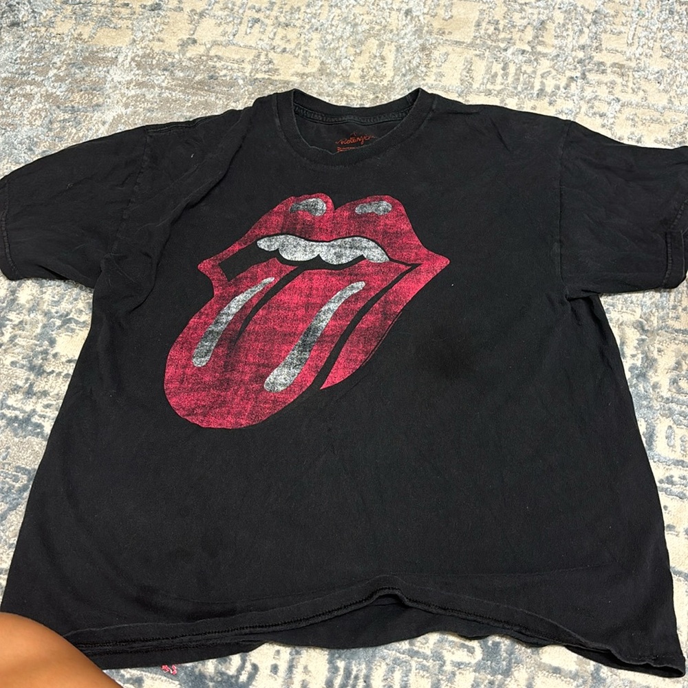 Oversized Rolling Stones shirt
